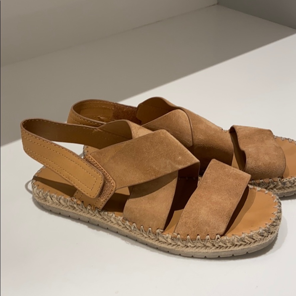 Vince strappy sandals.